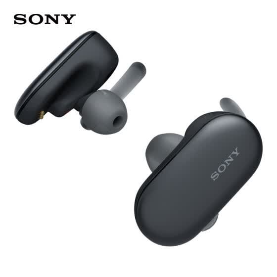 Shop Sony (SONY) WF-SP900 true wireless waterproof sports headphones (IPX5/8 waterproof level touch panel 4GB memory) black Online from Best Headphones on JD.com Global Site - Joybuy.com