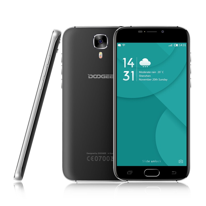 Original DOOGEE X9 Pro 4G LTE  MT6737  5.5'' Sharp HD 2GB RAM 16GB ROM  8MP Camera Front Fingerprint Smartphone (Black/White)