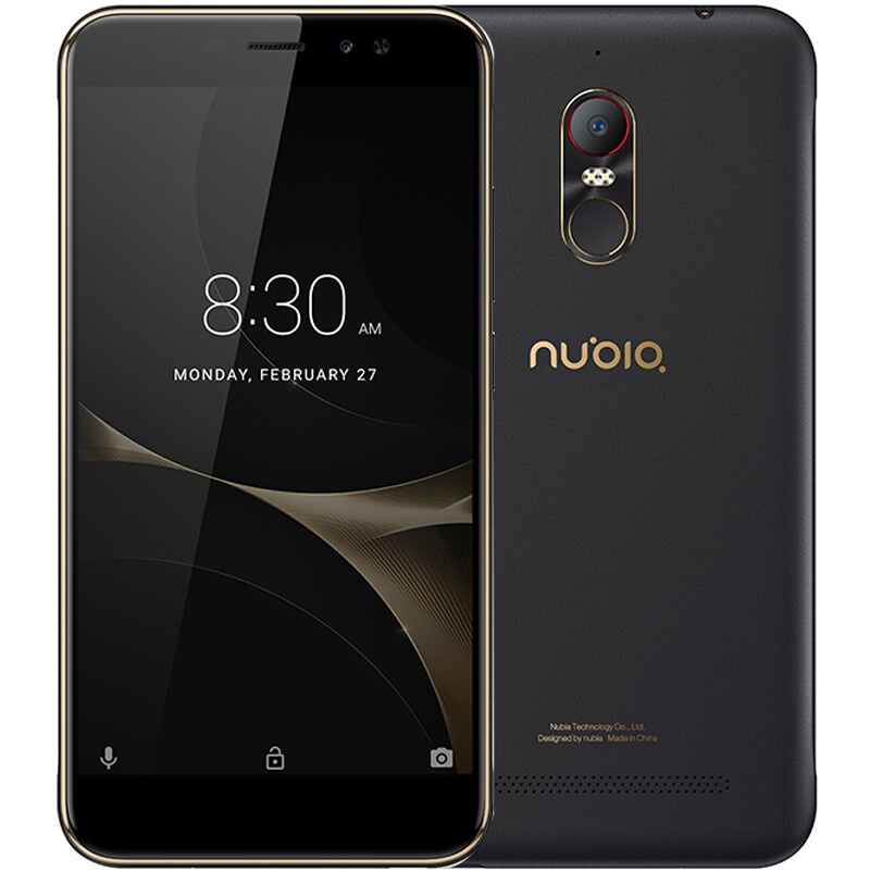 (Global Version)Nubia  N1 Lite Smartphone black NX597J 5.5  4G LTE MT6737 Quad Core 2GB RAM 16GB ROM 3000mAh Fingerprint