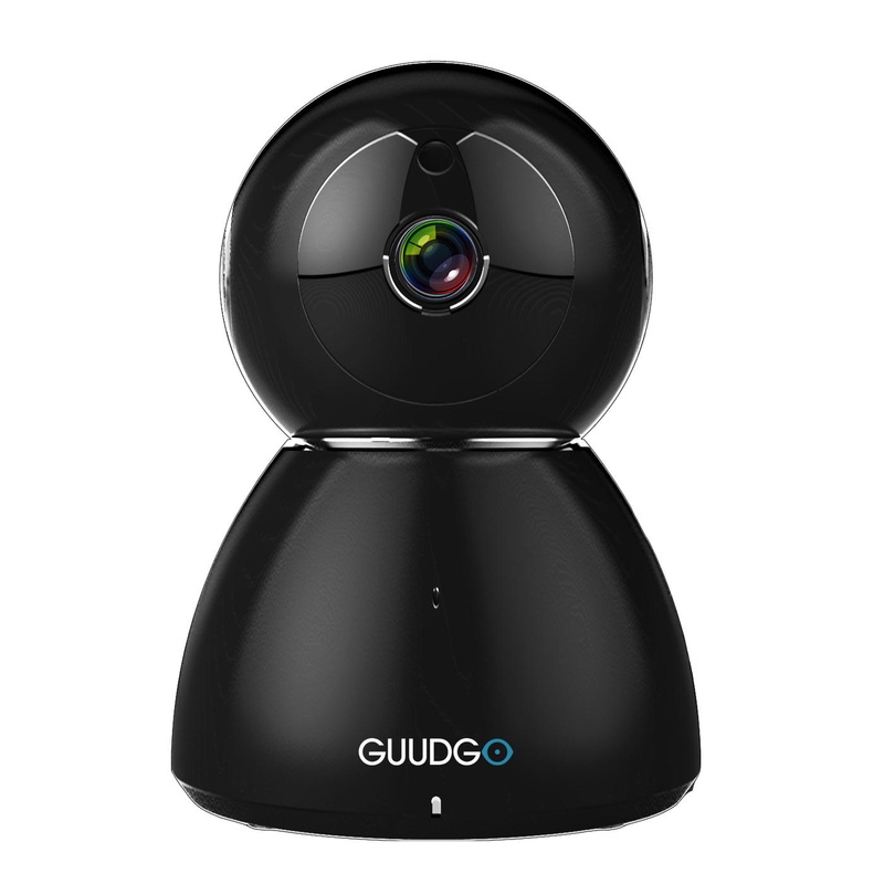 GUUDGO GD-SC03 Snowman 1080P Cloud WIFI IP Camera Black Pan&Tilt; IR-Cut Night Vision Two-way Audio Motion Detection Alarm Camera Monitor Support Amazon-AWS[Amazon Web Services] Cloud Storage Service