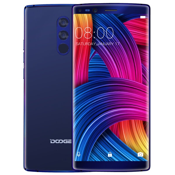 DOOGEE MIX 2 5.99 Inch Facial Recognition 6GB RAM 64GB ROM Helio P25 Octa-Core 4G Smartphone