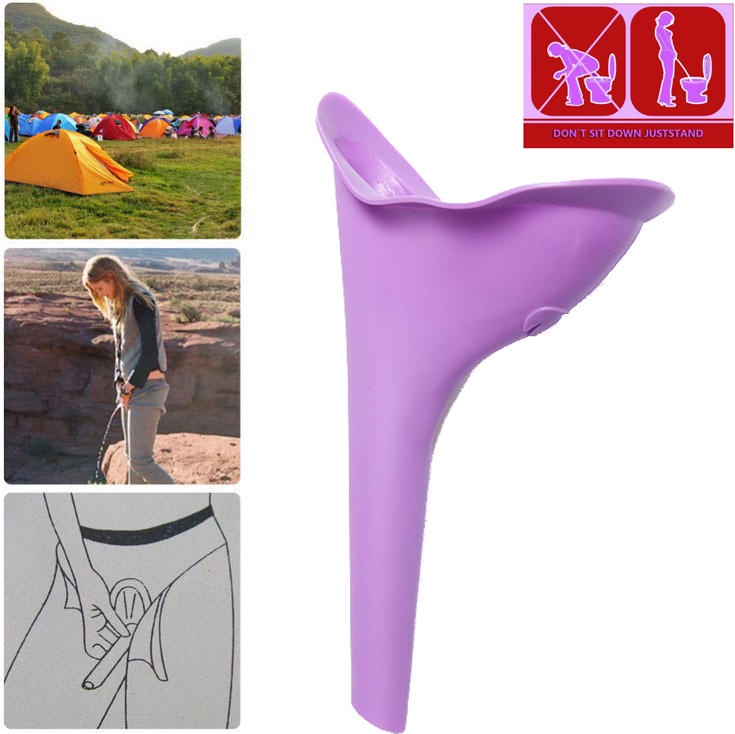 IPRee® Portable Female Urinal Toilet Soft Silicone Travel Stand Up Pee Device Funnel