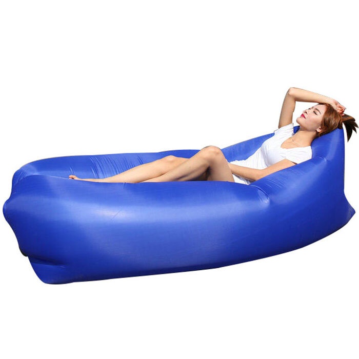 IPRee™ Al Aire Libre Sofá Perezoso Rápido Aire Inflable Cama de Dormir Lounger Camping Playa Lay Bolsa