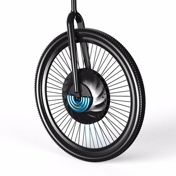 iMortor 26 inch MT1.9 3 In 1 Intelligence Bicycle Wheel Permanent Magnet Brushless DC Motor Battery and Control System Mountain Bike Road Bike Leisure Bike App Control Adjustable Speed Mode