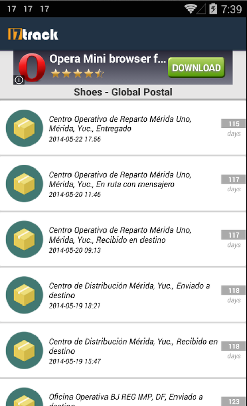 17 track [Package Tracker]