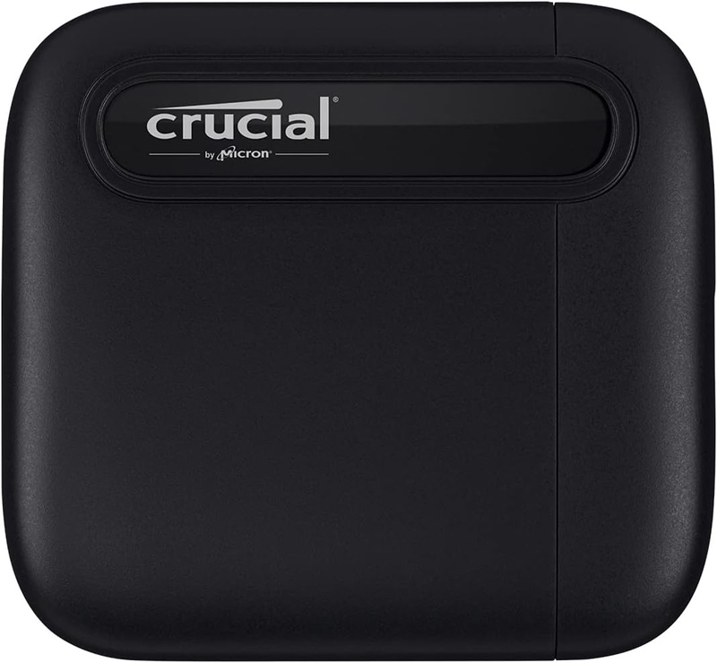 Amazon.com: Crucial X6 500GB Portable SSD – Up to 540MB/s – USB 3.2 – External Solid State Drive, USB-C - CT500X6SSD9 : Electronics