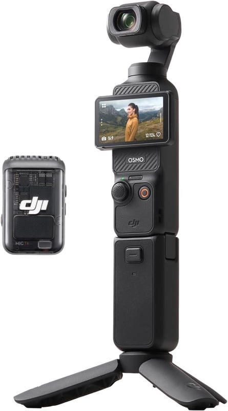 Amazon.com : DJI Osmo Pocket 3 Creator Combo, Vlogging Camera with 1'' CMOS, 4K/120fps Video, 3-Axis Stabilization, Face/Object Tracking, Fast Focusing, Mic Included for Clear Sound, Digital Camera for Photography : Electronics