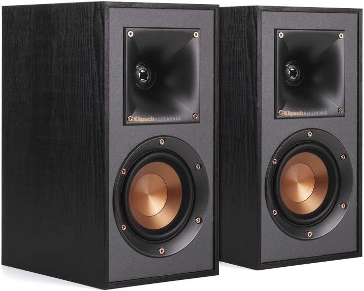 Amazon.com: Klipsch R-41M Powerful Detailed Bookshelf Home Speaker Set of 2 Black