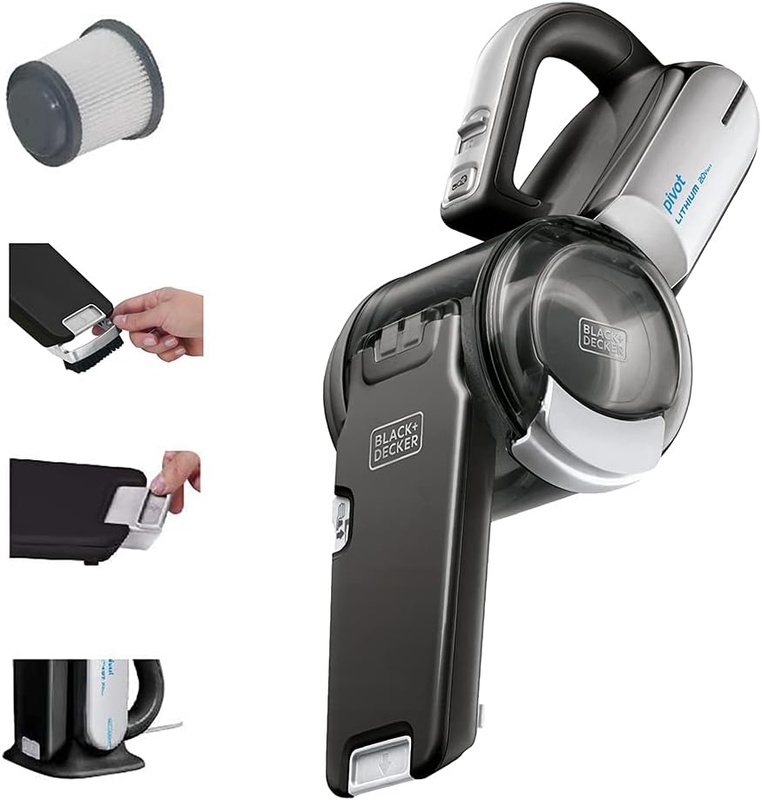 Amazon.com - BLACK+DECKER 20V Max Handheld Vacuum, Cordless, Grey (BDH2000PL) -