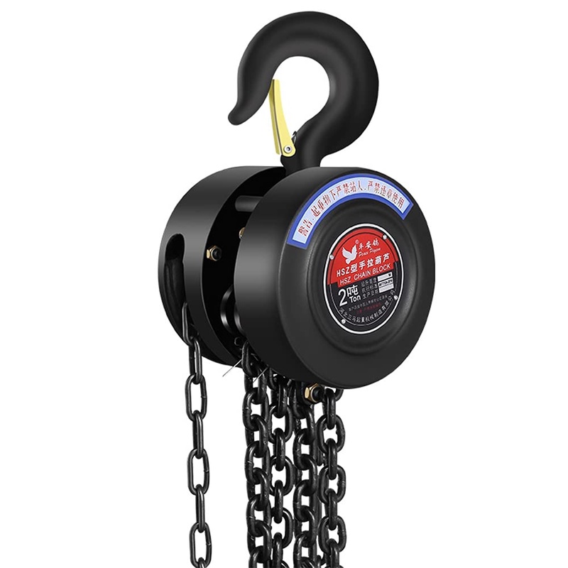 Manual Chain Hoist | 1 Ton/2000 lbs Capacity | 10’ Lift | 2 Hooks | Manual Hand Lift Steel Chain Block Hoist: Amazon.com: Industrial & Scientific