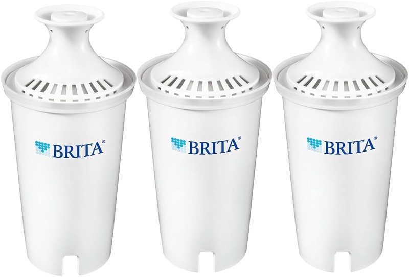 Amazon.com: Brita Standard Water Filter, Standard Replacement Filters for Pitchers and Dispensers, BPA Free, 3 Count : Health & Household