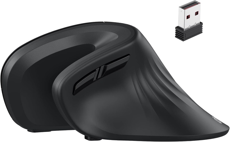 Amazon.com: iClever Ergonomic Mouse - Wireless Vertical Mouse 6 Buttons with Adjustable DPI Comfortable 2.4G Optical Vertical Ergonomic Mouse for Mac, PC, Desktop, Laptop : Electronics
