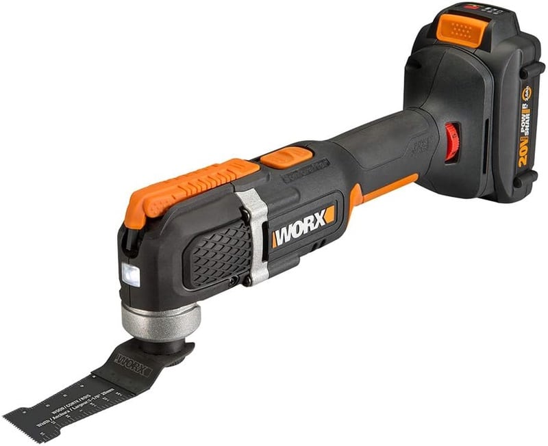 Worx WX696L 20V Power Share Sonicrafter Cordless Oscillating Multi-Tool - - Amazon.com