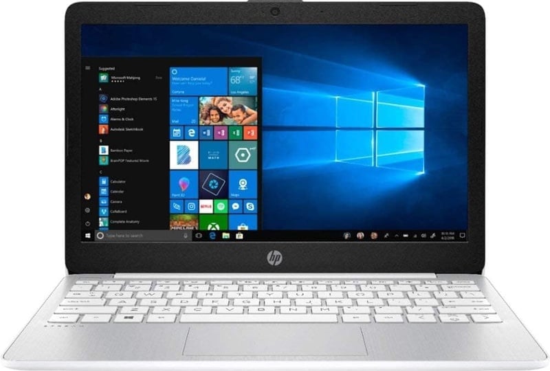 Amazon.com: HP 11.6inch Stream Laptop, Intel Celeron Processor Up to 2.60GHz, 4GB DDR4 RAM, 32GB SSD, Intel UHD Graphics, Win10 (Renewed) (White) : Electronics