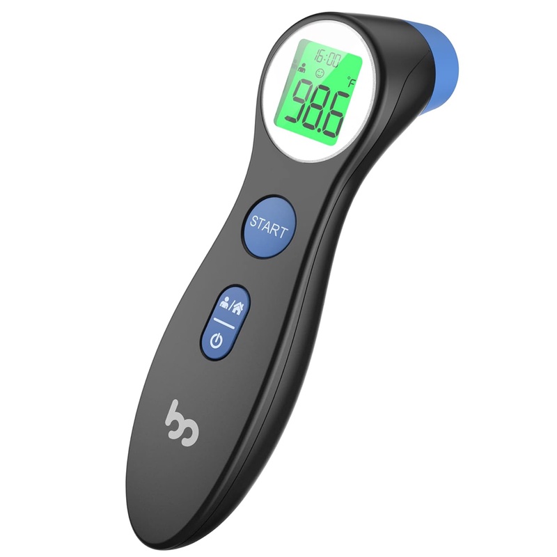 Forehead Thermometer for Adults and Kids, No-Touch Digital Infrared Thermometer with Instant Read, Fever Alarm, Easy for Infants, Home, Indoor, Outdoor: Amazon.com: Industrial & Scientific