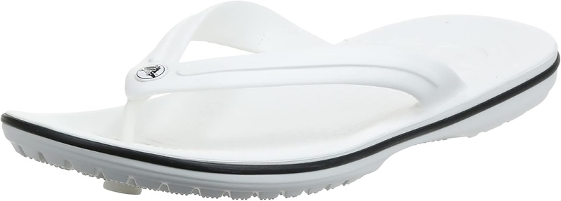 Amazon.com | Crocs Unisex-Adult Men's and Women's Crocband Flip Flops Sandals, White, 11 | Sandals