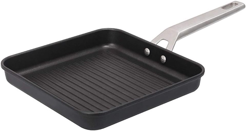 Amazon.com: Valira Aire Reinforced Non-Stick Scratch Resistant Cast Aluminum Square Grill Pan, Induction Ready, 9-Inch Square: Home & Kitchen
