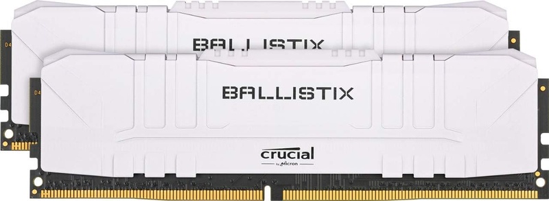 Crucial Ballistix 3600 MHz DDR4 DRAM Desktop Gaming Memory Kit 16GB (8GBx2) CL16 BL2K8G36C16U4W (WHITE) at Amazon.com