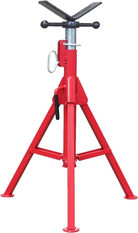 Amazon.com: Pipe Stand V Head Adjustable Height Folding Portable (Red) : Health & Household