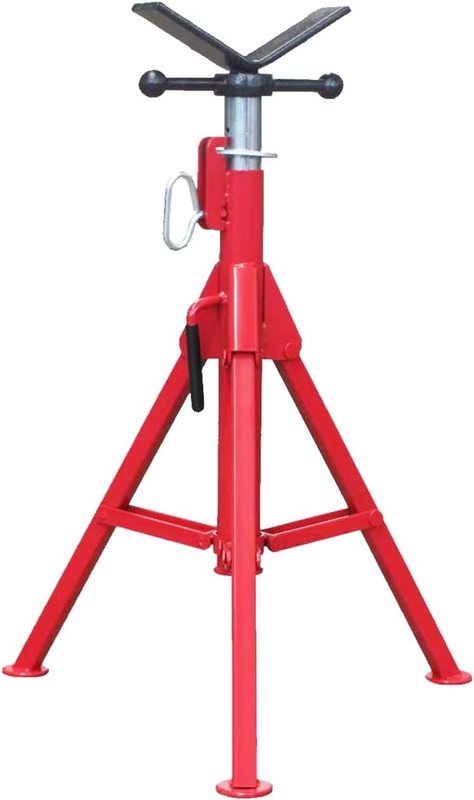 Amazon.com: Pipe Stand V Head Adjustable Height Folding Portable (Red) : Health & Household