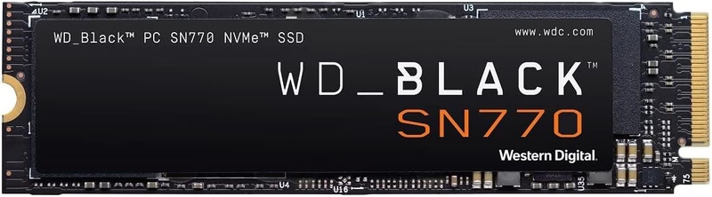 Amazon.com: WD_BLACK 1TB SN770 NVMe Internal Gaming SSD Solid State Drive - Gen4 PCIe, M.2 2280, Up to 5,150 MB/s - WDS100T3X0E : Electronics