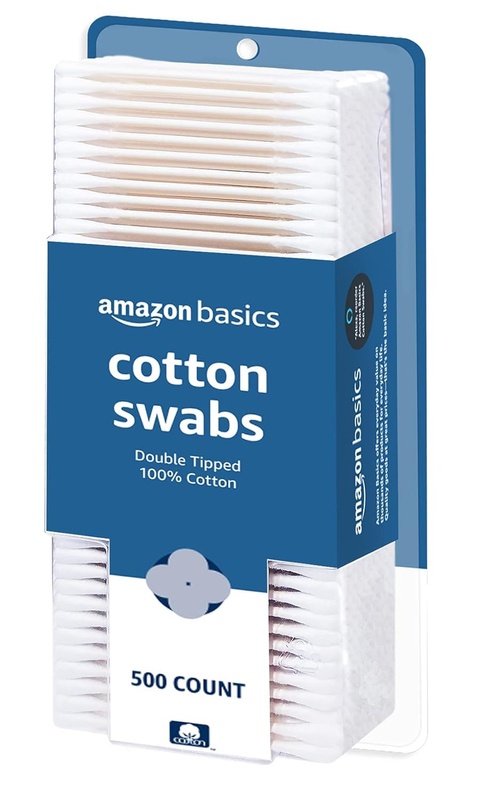Amazon.com: Amazon Basics Cotton Swabs, 500 Count