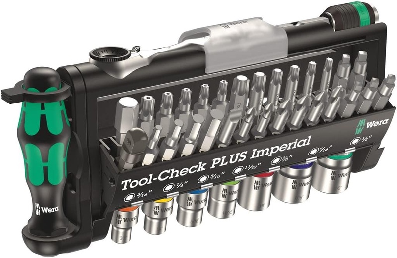 Wera 05056491001 Tool-Check Plus Imperial, 39 Pieces: Amazon.com: Tools & Home Improvement
