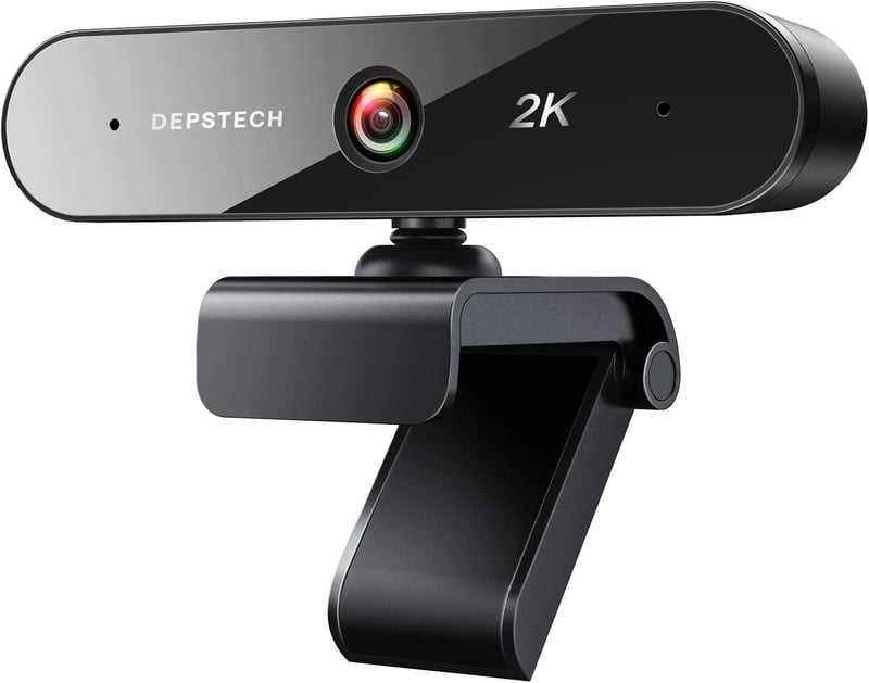 Amazon.com: Webcam with Microphone for Desktop, DEPSTECH 2K QHD USB Web Cam with Auto Light Correction, Desktop Computer Camera Streaming Camera for Video Conferencing, Teaching, Streaming, and Gaming : Electronics