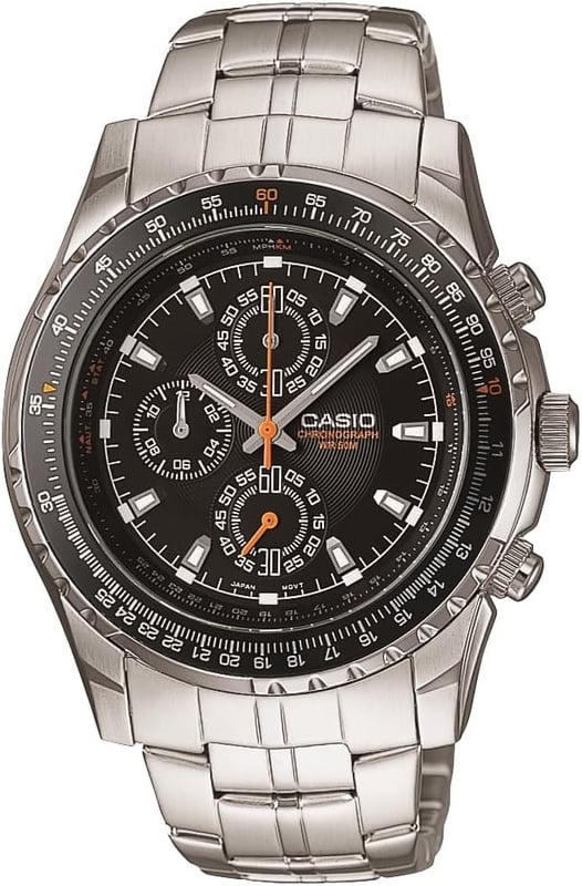 Amazon.com: Casio Men's MTP4500D-1AV Slide Rule Bezel Analog Chronograph Aviator Watch : Clothing, Shoes & Jewelry