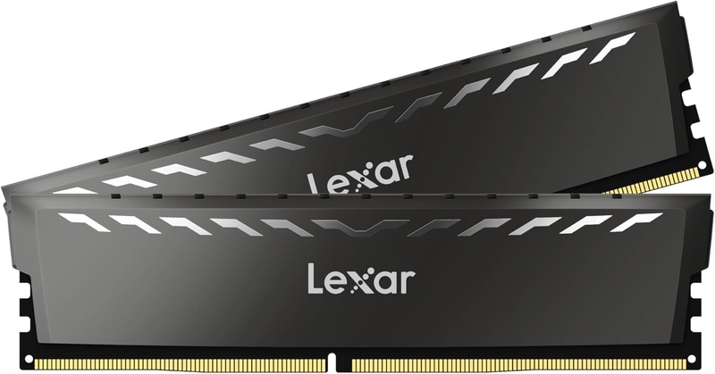 Amazon.com: Lexar 16GB (2x8GB) THOR DDR4 RAM 3200MT/s CL16 1.35V Desktop Memory with Heatsink, Intel XMP 2.0, Black (LD4U08G32C16LG-RUD) : Electronics