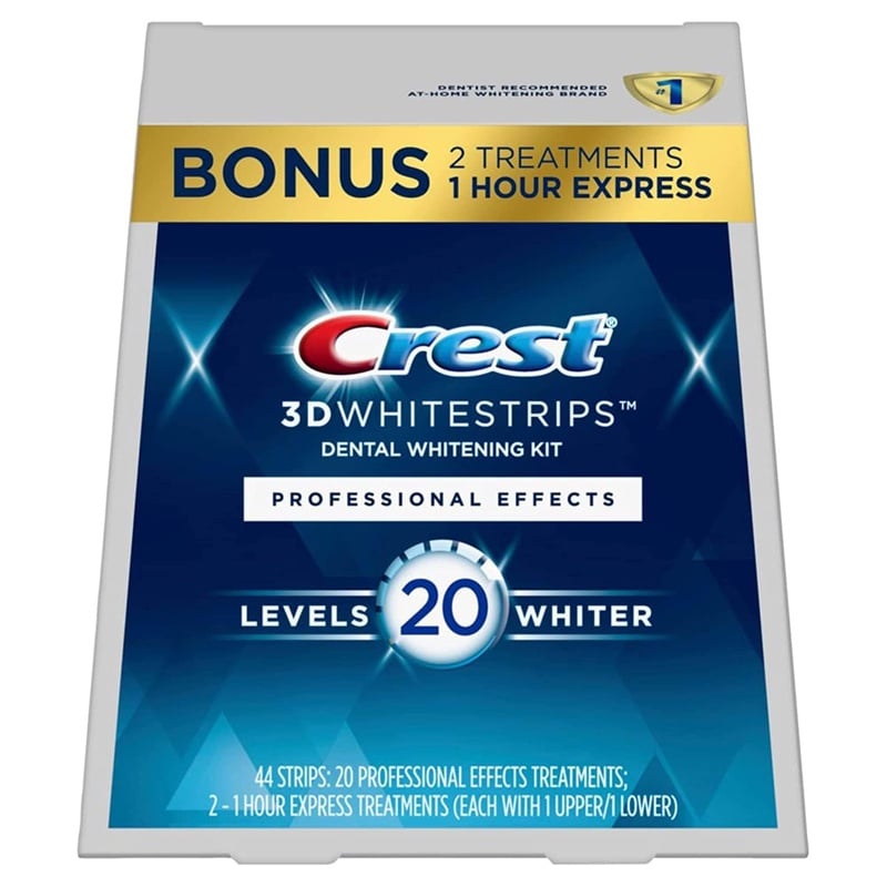 Amazon.com: Crest 3D Whitestrips Professional Effects, Whitestrip 3D White, Teeth Whitening Strip Kit, 44 Strips (22 Count Pack), Crest Teeth Whitening Strips, Teeth Whitening Kit : Health & Household