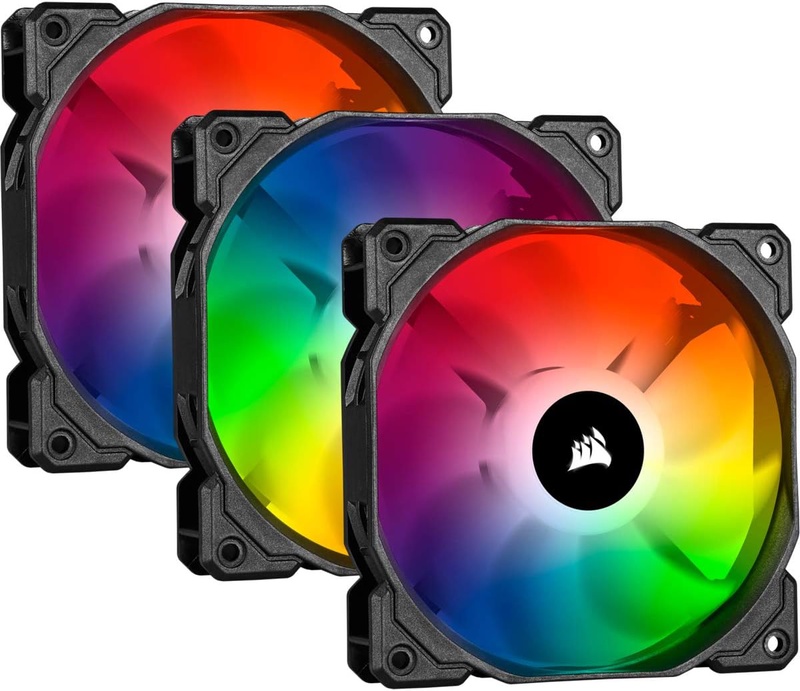 Amazon.com: Corsair iCUE SP120 RGB Pro Performance 120mm Triple Fan Kit with Lighting Node Core : Electronics