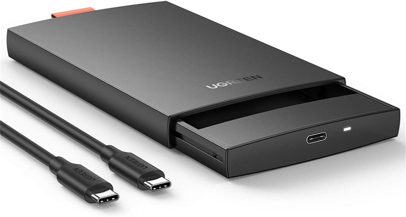 Amazon.com: UGREEN USB C Hard Drive Enclosure USB C 3.1 Gen 2 to SATA Adapter for 2.5