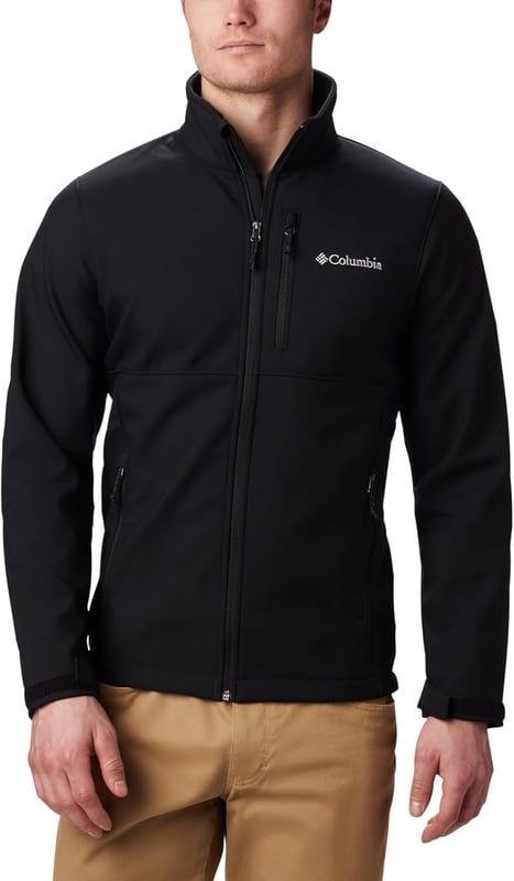 Amazon.com: Columbia Mens Ascender Softshell Full Zip Rain Jacket, Black, Medium : Clothing, Shoes & Jewelry