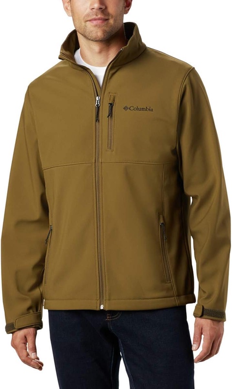 Columbia Men's Ascender Softshell Front-Zip Jacket, New Olive, Large at Amazon Men’s Clothing store
