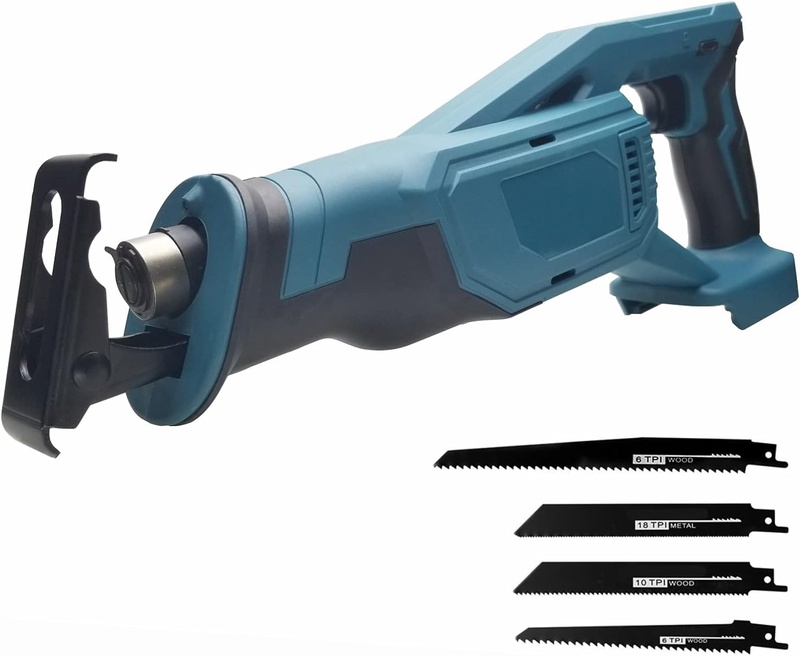 Qjin 18V Max Reciprocating Saw Cordless Power Reciprocating Saw (Tool Only - No Charger and Battery) - - Amazon.com