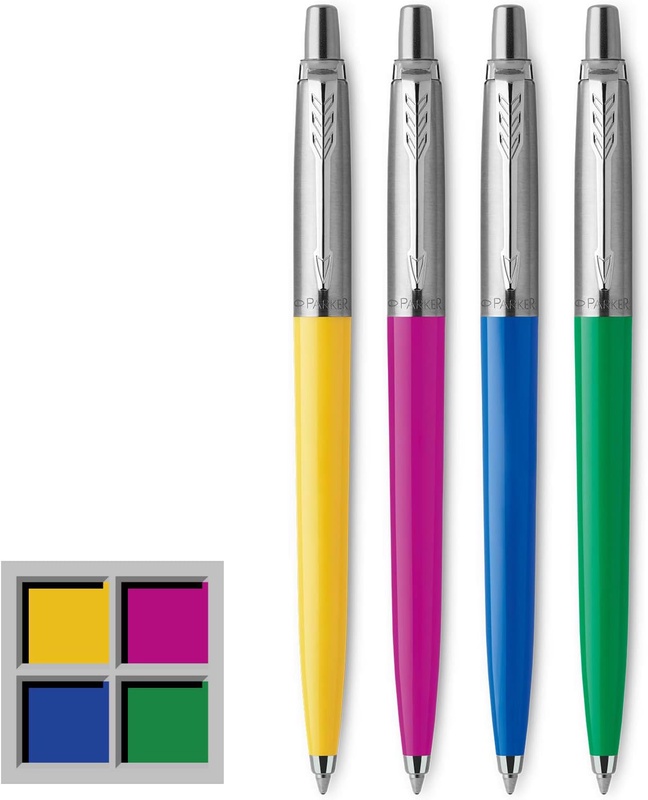 Amazon.com: Parker Jotter Originals Ballpoint Pen Collection, Medium Point, Black Ink, 4 Count : Everything Else