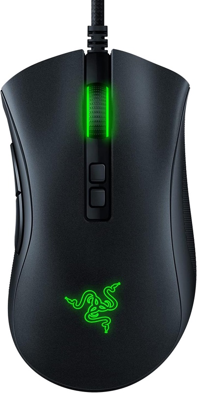 Amazon.com: Razer DeathAdder V2 Gaming Mouse: 20K DPI Optical Sensor - Fastest Gaming Mouse Switch - Chroma RGB Lighting - 8 Programmable Buttons - Rubberized Side Grips - Classic Black : Everything Else