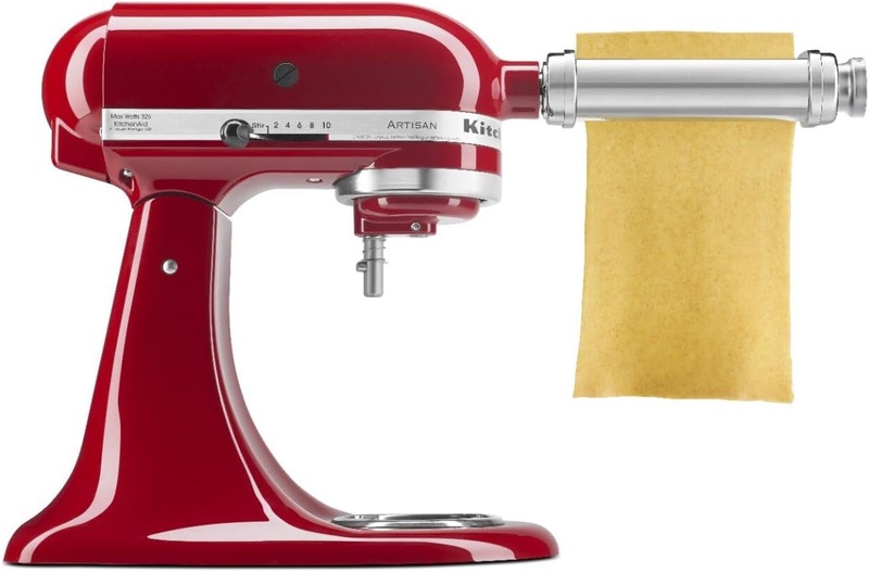 Amazon.com: KitchenAid KSMPSA Pasta Roller Attachment, Silver, 1': Home & Kitchen