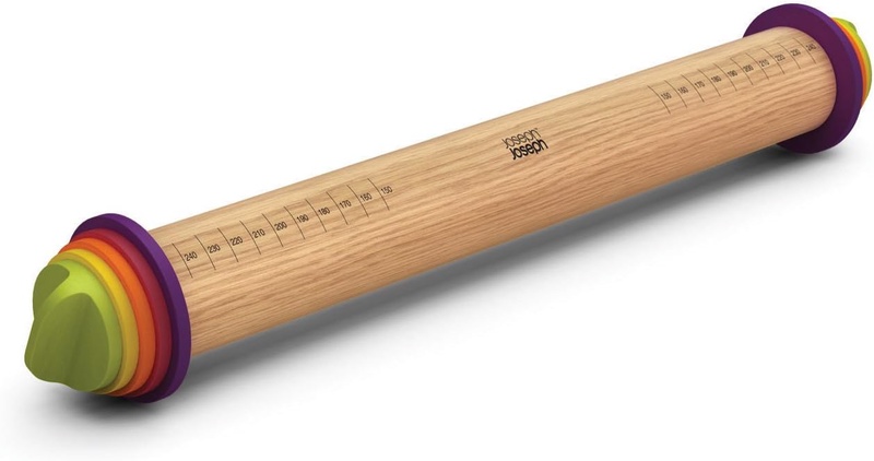 Amazon.com: Joseph Joseph Adjustable Rolling Pin with Removable Rings, 13.6