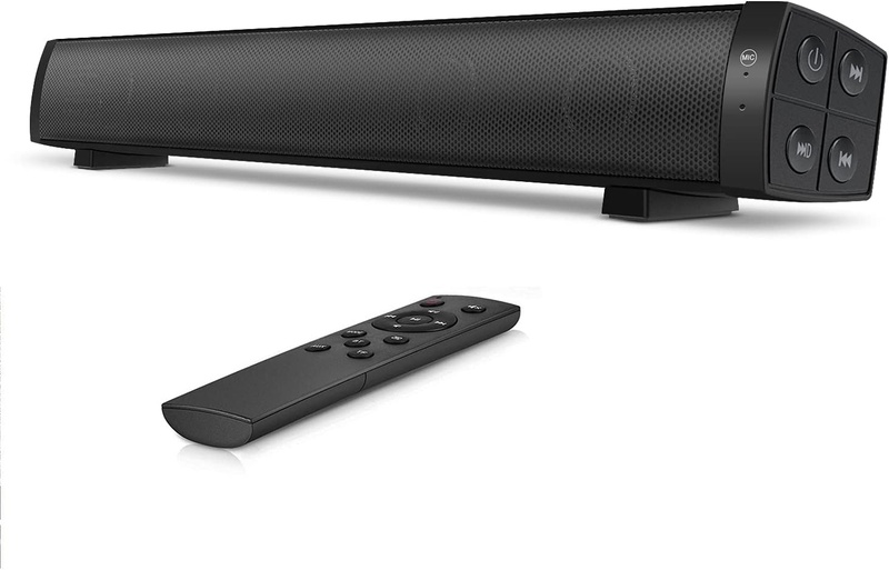 Amazon.com: Computer Sound bar,USB Powered Small soundbar,Lvssci Computer Speakers for Desktop,Portable PC Speakers with Bluetooth 5.0 and Aux/RCA Connection for Laptop(Black) : Electronics