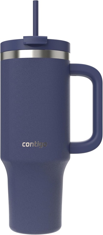 Amazon.com: Contigo Streeterville 40oz Tumbler, Stainless Steel Vacuum Insulated, Leak-Proof, Cold for 29 Hours, Indigo : Home & Kitchen