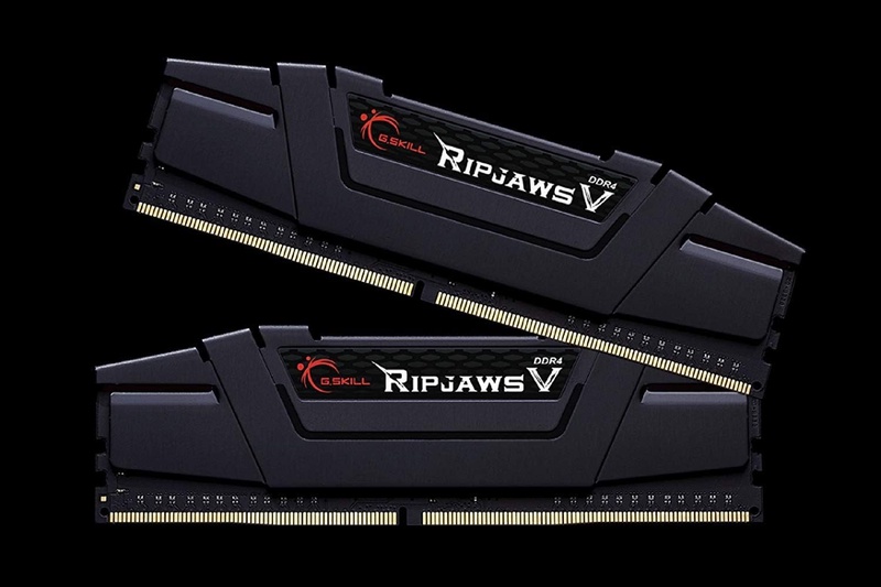G.Skill RipJaws V Series 16GB (2 x 8GB) 288-Pin SDRAM PC4-28800 DDR4 3600 CL18-22-22-42 1.35V Dual Channel Desktop Memory Model F4-3600C18D-16GVK at Amazon.com