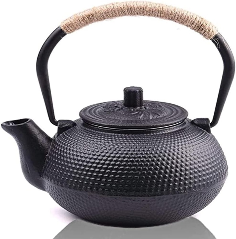 Amazon.com | TOWA Workshop Cast Iron Teapot Japanese Tetsubin Tea Kettle with Stainless Steel Infuser for Loose Tea,Teapot Stovetop Safe (900ml): Teapots