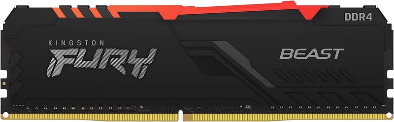 Amazon.com: Kingston FURY Beast RGB 32GB 3200MHz DDR4 CL16 Desktop Memory Single Stick KF432C16BBA/32 : Everything Else