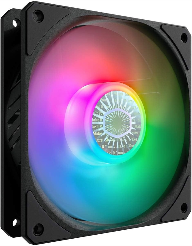 Amazon.com: Cooler Master SickleFlow 120 V2 ARGB Square Frame Fan, ARGB 3-Pin Customizable LEDs Air Balance Curve Blade, Sealed Bearing, PWM Control for Computer Case & Liquid Radiator : Electronics