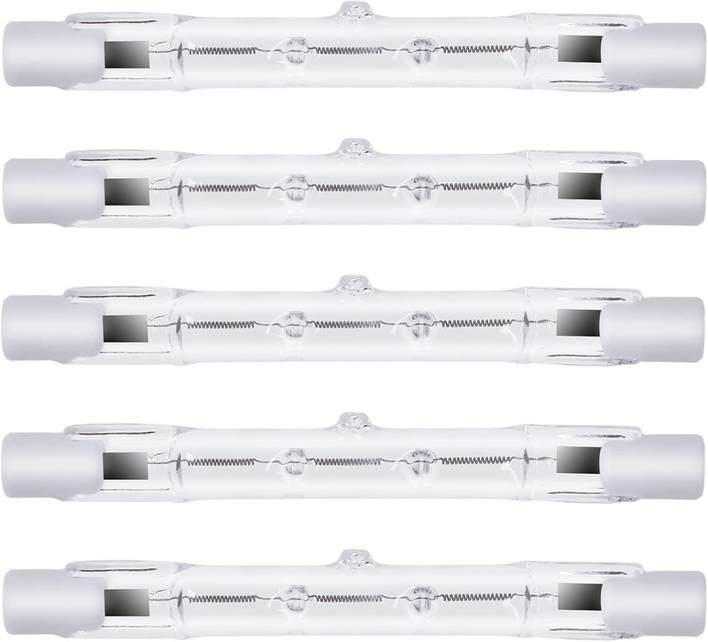 Amazon.com: R7S Halogen Bulbs 78mm T3 100W 120V Dimmable J-Type Linear Warm White Double Ended R7S Bulbs for Security and Work Lights, Floodlight, Floor Lamps, Landscape Lights, Ceiling Lights 5 Pack : Everything Else