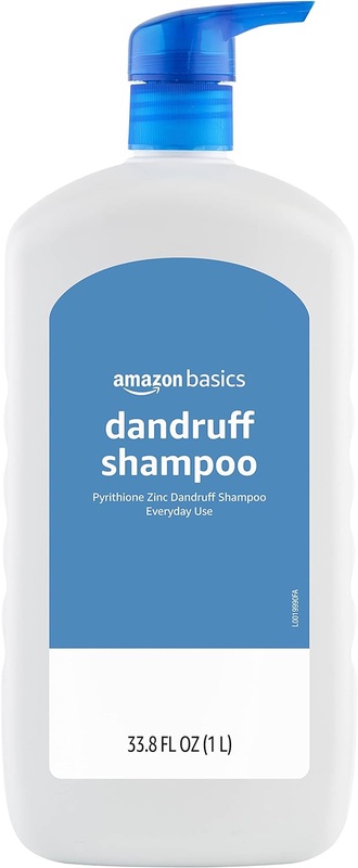 Amazon.com : Amazon Basics Dandruff Shampoo, Everyday Use, Normal to Oily Hair, 33.8 Fluid Ounces, 1 Pack (Previously Solimo) : Beauty & Personal Care