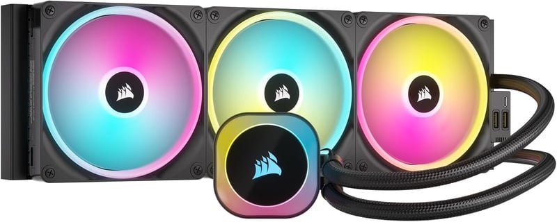 Amazon.com: CORSAIR iCUE Link H170i RGB Liquid CPU Cooler - 420mm AIO - QX140 RGB Fans - Fits Intel® LGA 1700, AMD® AM5 - iCUE Link System Hub Included - Black