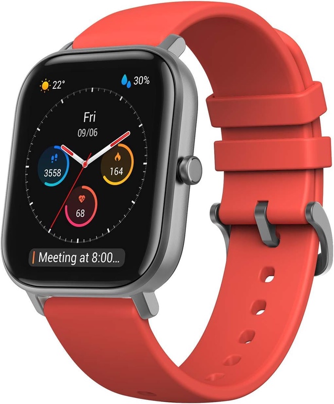 Amazon.com: Amazfit GTS Fitness Smartwatch with Heart Rate Monitor, 14-Day Battery Life, Music Control, 1.65